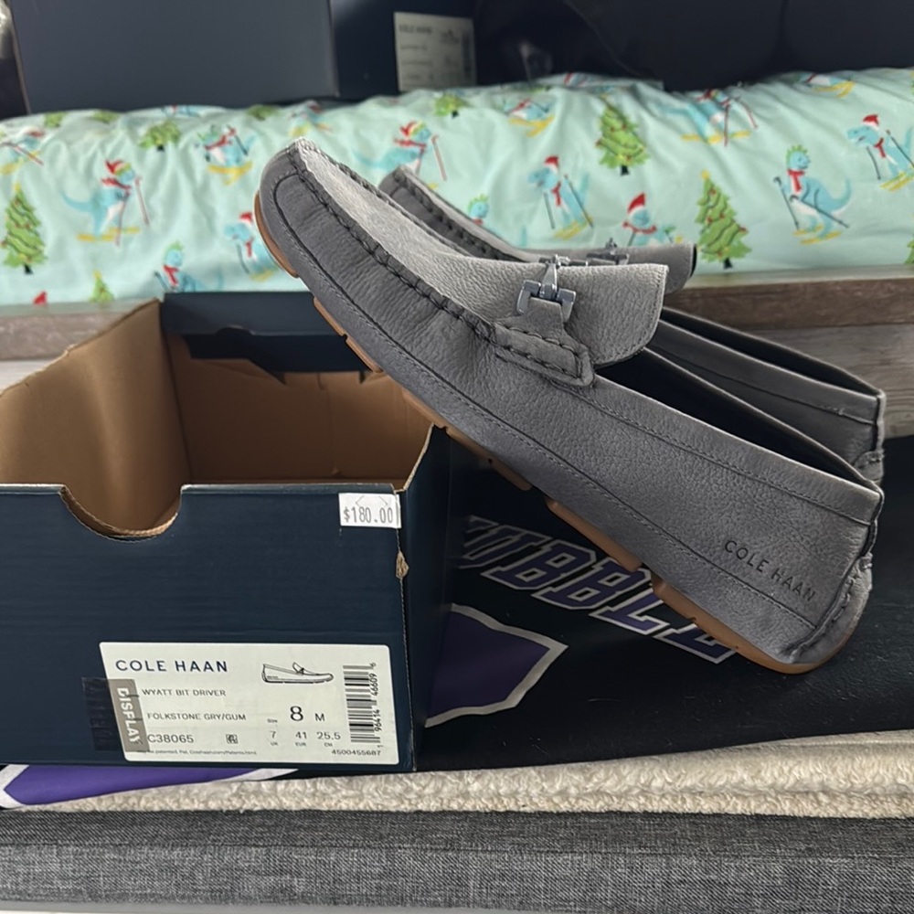 Cole Haan Men's Gray Loafers